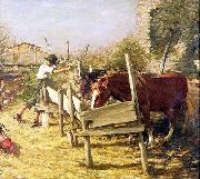 Henry Herbert La Thangue The Appian Way oil painting